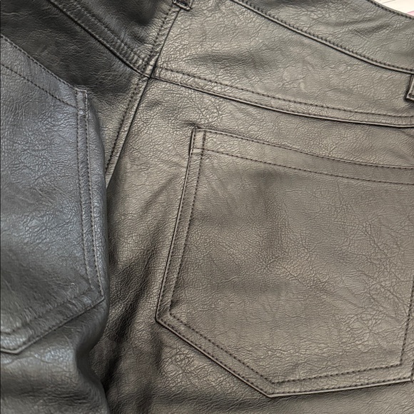 Urban Outfitters Faux Black Leather Pants - Picture 7 of 9